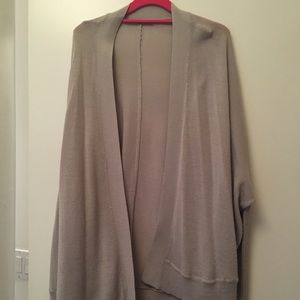 Zara knit open drape cardigan